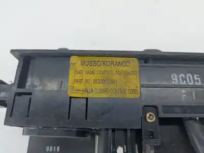 Pezzo di ricambio per auto di seconda mano controllo climatico per ssangyong musso (fj) 2.3 tdic tracã§ã£o integral riferimenti oem iam 8533005501  