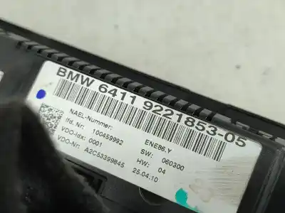 Peça sobressalente para automóvel em segunda mão comando de sofagem (chauffage / ar condicionado) por bmw 3 touring (e91) 320 d referências oem iam   