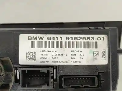 Pièce détachée automobile d'occasion commande de climatisation / chauffage pour bmw 3 touring (e91) 320 d références oem iam 916298301  