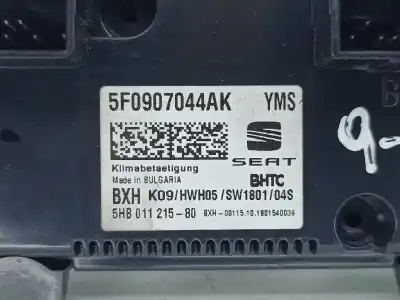 Автозапчастина б/у клімат-контроль для seat leon (5f1) 1.5 tgi посилання на oem iam 5f0907044ak  