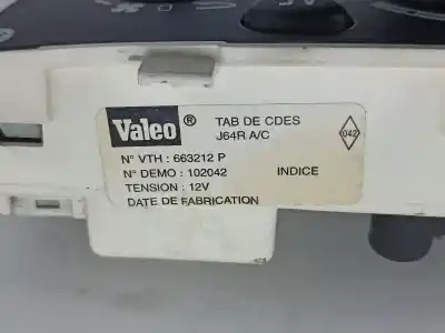 Автозапчасти б/у климат-контроль за renault scénic i monospace (ja0/1_, fa0_) 1.9 dti (ja1u) ссылки oem iam 663212p  