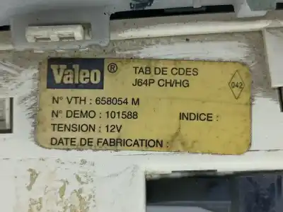 Автозапчасти б/у климат-контроль за renault megane scenic (ja0/1_) 1.4 i (ja0e) ссылки oem iam 658054m  