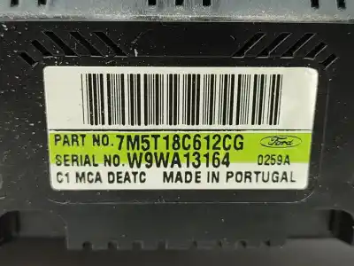 Peça sobressalente para automóvel em segunda mão comando de sofagem (chauffage / ar condicionado) por ford focus ii (da_, hcp, dp) 1.6 tdci referências oem iam 7m5t18c612cg  