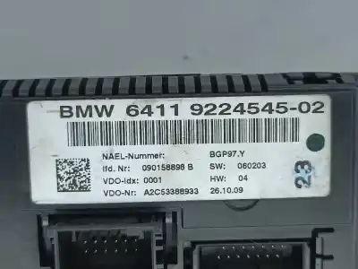 Pezzo di ricambio per auto di seconda mano controllo climatico per bmw 1 (e81) 118 d riferimenti oem iam 6411922454502  