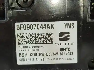Автозапчастина б/у клімат-контроль для seat leon st (5f8) 1.6 tdi посилання на oem iam 5f0907044ak  