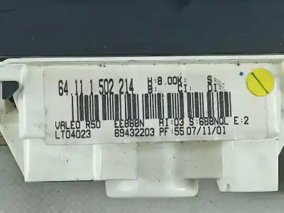 Автозапчасти б/у климат-контроль за mini mini (r50, r53) 3243 l gasolina 2005 3p ссылки oem iam 69432203  