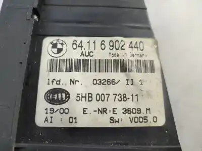 Peça sobressalente para automóvel em segunda mão comando de sofagem (chauffage / ar condicionado) por bmw 3 (e46) 320 d referências oem iam 6902440  