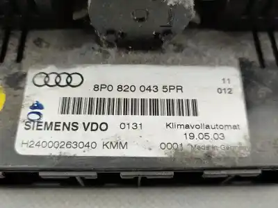 Second-hand car spare part climate control for audi a3 (8p1) 1.6 gpl 2006 3p oem iam references 8p08200435pr  