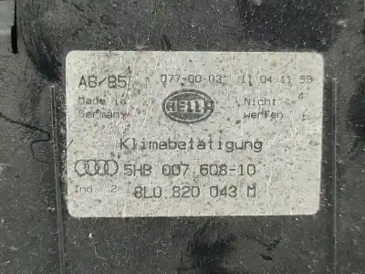 Автозапчасти б/у климат-контроль за audi a3 (8l1) 1.9 tdi ссылки oem iam 8l0820043m  