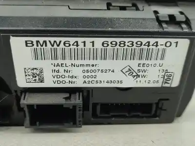 Peça sobressalente para automóvel em segunda mão comando de sofagem (chauffage / ar condicionado) por bmw 1 (e87) 118 d referências oem iam 6983944  