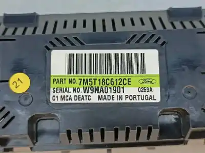 Second-hand car spare part climate control for ford focus c-max (dm2) 1.8 tdci oem iam references 7m5t18c612ce  