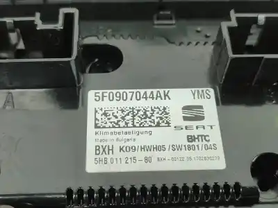 Pezzo di ricambio per auto di seconda mano controllo climatico per seat leon st (5f8) 1.6 tdi riferimenti oem iam 5f0907044ak  
