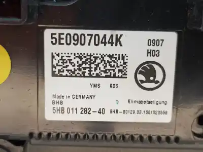 Автозапчасти б/у климат-контроль за skoda octavia iii break (5e5) 1528 ak gasóleo 2015 5p ссылки oem iam   