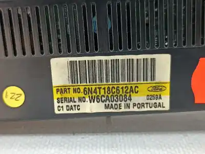 Peça sobressalente para automóvel em segunda mão comando de sofagem (chauffage / ar condicionado) por ford focus ii (da_, hcp, dp) 1.6 tdci referências oem iam 6n4t18c612ac  