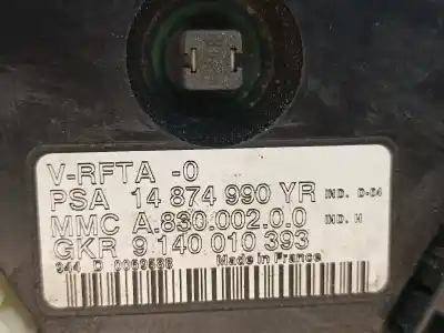 Peça sobressalente para automóvel em segunda mão comando de sofagem (chauffage / ar condicionado) por citroen c8 (ea_, eb_) 2.0 hdi referências oem iam 14874990yr  