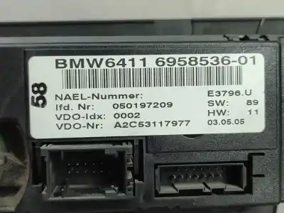 Second-hand car spare part climate control for bmw 3 (e90) 320 d oem iam references 6411695853601  