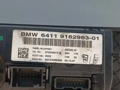 Second-hand car spare part climate control for bmw 3 (e90) 318 d oem iam references 9162983 // 916298301  