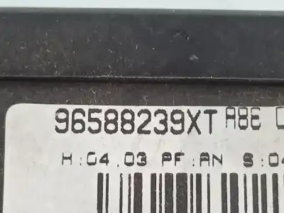 Peça sobressalente para automóvel em segunda mão comando de sofagem (chauffage / ar condicionado) por citroen c2 (jm_) 1.4 hdi referências oem iam 96588239xt  