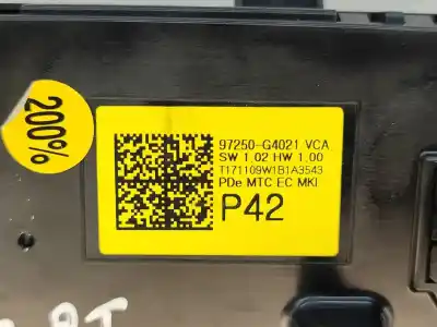 Автозапчастина б/у клімат-контроль для hyundai i30 fastback (pde, pden) 1.6 crdi посилання на oem iam 97250g4021  