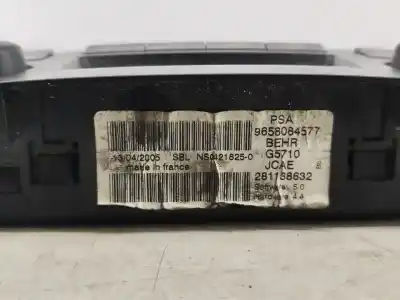 Peça sobressalente para automóvel em segunda mão comando de sofagem (chauffage / ar condicionado) por citroen c4 i (lc_) 1.4 16v referências oem iam 9658084577  