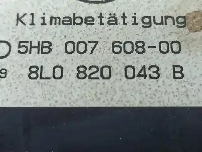 Автозапчасти б/у климат-контроль за audi a4 b5 avant (8d5) 1.9 tdi ссылки oem iam 8l0820043b   Автозапчасти б/у климат-контроль за audi a4 b5 avant (8d5) 1.9 tdi ссылки oem iam 8l0820043b