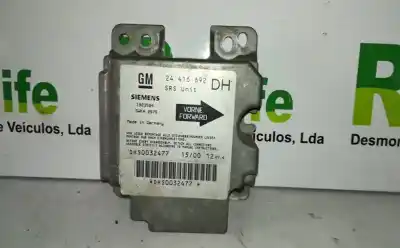Second-hand car spare part AIRBAG CONTROL UNIT for OPEL CORSA B  OEM IAM references 24416692  