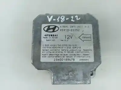 Pezzo di ricambio per auto di seconda mano centralina airbag per hyundai accent (x3) 1.3 12v cat riferimenti oem iam 9591022252