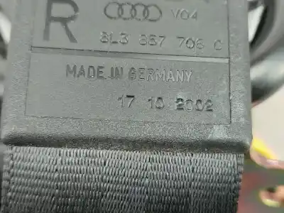 Автозапчастина б/у передній правий ремін безпеки для audi a3 (8l1) 1.6 посилання на oem iam 8l3857706c  