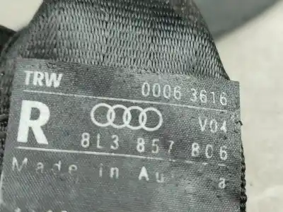 Автозапчастина б/у задній правий ремін безпеки для audi a3 (8l1) 1.6 посилання на oem iam 8l3857806  