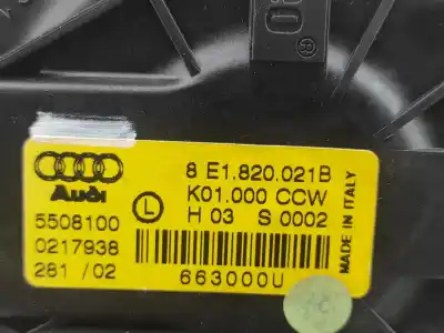 Pezzo di ricambio per auto di seconda mano motore di riscaldamento per audi a4 b6 avant (8e5) 2.5 tdi riferimenti oem iam 8e1820021b  
