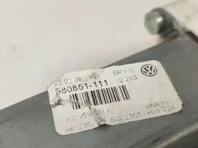 Pezzo di ricambio per auto di seconda mano alzacristalli anteriore sinistro per volkswagen passat b6 variant (3c5) 2.0 tdi 4motion riferimenti oem iam 992729105 1k0959701k  
