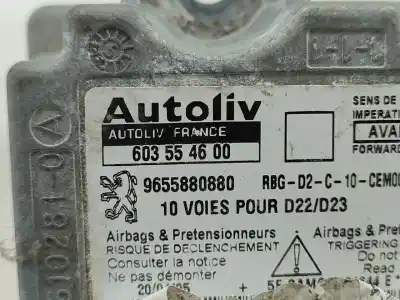 Автозапчасти б/у блок управления подушками безопасности за peugeot 407 (6d_) 2.0 hdi 135 (6drhrh. 6drhre. 6drhrg. 6drhrj) ссылки oem iam 9655880880  