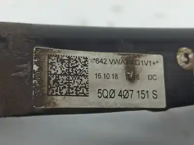 Автозапчастина б/у лівий передній ричаг підвіски для seat leon (5f1) 1.5 tgi посилання на oem iam 5q0407151s  