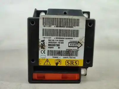 Автозапчастина б/у блок управління подушками безпеки для citroen c3 i (fc_, fn_) 1.1 i посилання на oem iam 9663357380