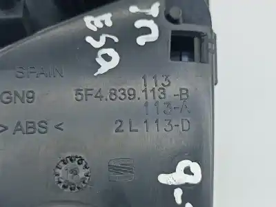 İkinci el araba yedek parçası sol arka iç kulp için seat leon (5f1) 1.5 tgi oem iam referansları 5f4839113b  