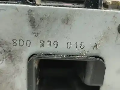 Автозапчастина б/у замок заднього правого дверя для audi a4 b5 avant (8d5) 1.9 tdi посилання на oem iam 8d0839016a  