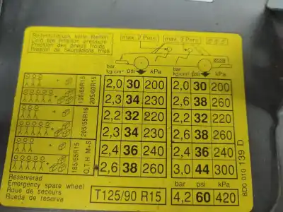 Автозапчасти б/у наружная крышка топлива за audi a4 avant (8d5, b5) 113 m/380 gasóleo 1998 5p ссылки oem iam 8d0100139d  