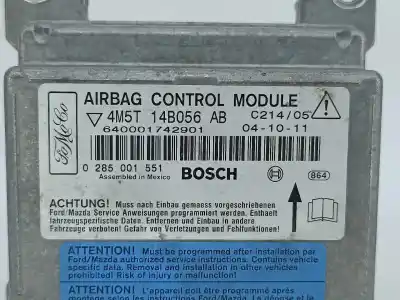 Автозапчастина б/у блок управління подушками безпеки для ford focus c-max (dm2) 2.0 tdci посилання на oem iam 0285001551  