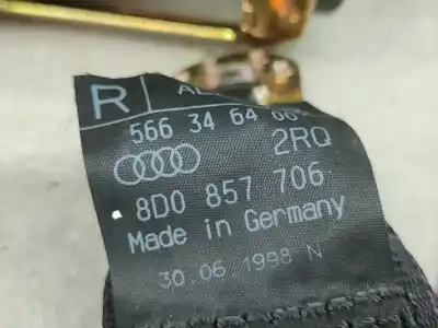 Автозапчастина б/у передній правий ремін безпеки для audi a4 b5 avant (8d5) 2.5 tdi посилання на oem iam 8d0857706  