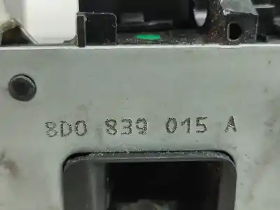 Автозапчастина б/у замок дверей заднього лівого для audi a4 b5 avant (8d5) 2.5 tdi посилання на oem iam 8d0839015a  