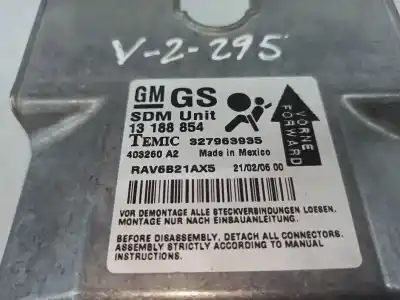 Автозапчастина б/у блок управління подушками безпеки для opel astra h gtc (a04) 1.7 cdti (l08) посилання на oem iam 13188854  