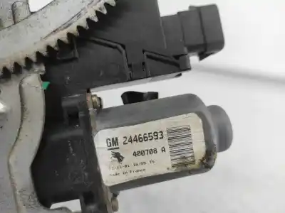 Second-hand car spare part driver left window regulator for opel corsa c 1.2 16v cat (z 12 xe / lw4) oem iam references 24466593  