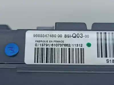 Second-hand car spare part fuse box unit for citroen ds4 (nx_) 1.6 thp 155 gasolina 2011 5p oem iam references 9665547480  