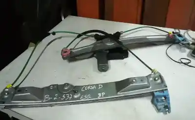 Pezzo di ricambio per auto di seconda mano alzacristalli anteriore sinistro per opel corsa d (s07) 1.2 (l08 l68) riferimenti oem iam 3 portas