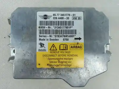 Автозапчасти б/у блок управления подушками безопасности за mini mini (r56) cooper ссылки oem iam 65773451779 Автозапчасти б/у блок управления подушками безопасности за mini mini (r56) cooper ссылки oem iam 65773451779