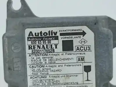 Автозапчастина б/у блок управління подушками безпеки для renault megane scenic (ja0/1_) 1.9 dti (ja0n) посилання на oem iam 8200117652b  