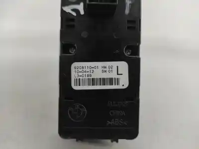 Peça sobressalente para automóvel em segunda mão botão / interruptor elevador vidro dianteiro esquerdo por citroen c5 ii (rc_) 2.2 hdi referências oem iam 920811001  