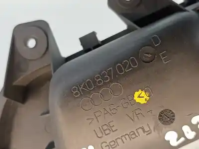 Автозапчастина б/у усередині передня права ручка для audi a4 b8 avant (8k5) 2.0 tdi посилання на oem iam 8k0837020  