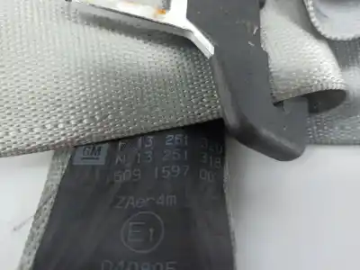 Автозапчастина б/у задній правий ремін безпеки для opel corsa d (s07) 1.2 (l08 l68) посилання на oem iam f13251320  