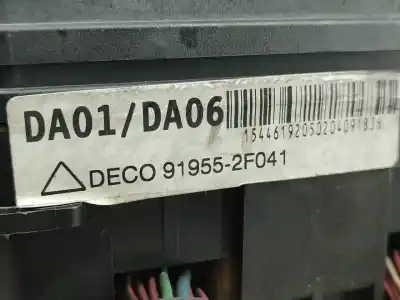 Second-hand car spare part fuse box unit for kia cerato (ld) 1.5 crdi oem iam references da01 / da06  